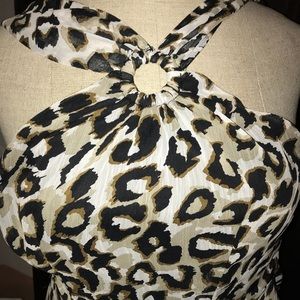 Bisou Bisou Animal Print Dress